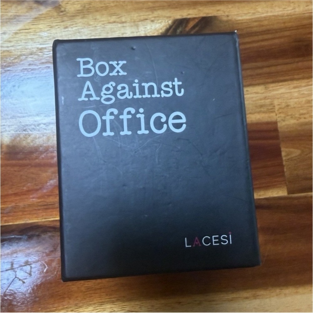 LACESI Box Against Office Card Game, Office Theme, Complete Game, 17+ Years